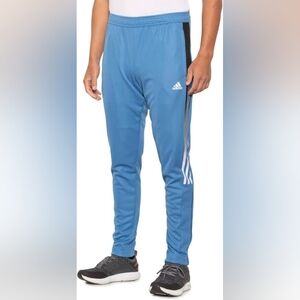 Adidas Mens Tiro 21 Gradient Track Pants Focus Blue Aeroready Ankle Zip Size L